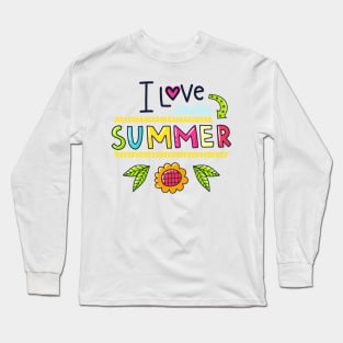 I love Summer Long Sleeve T-Shirt